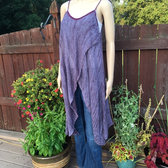 FREE PEOPLE SPLIT OPEN FRONT TOP - Picture 5 of 10